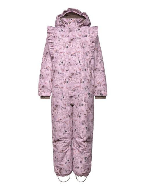 En Fant Snowsuit W. Frills En Fant Purple