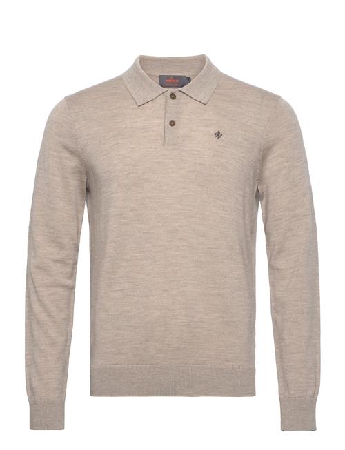 Se Morris Merino Polo Knit Morris Beige ved Booztlet