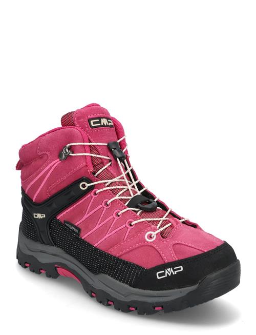 Se CMP Kids Rigel Mid Wp Boot 28-37 CMP Pink ved Booztlet