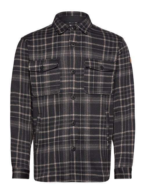 Dewey M Checked Fleece Shirt Whistler Black