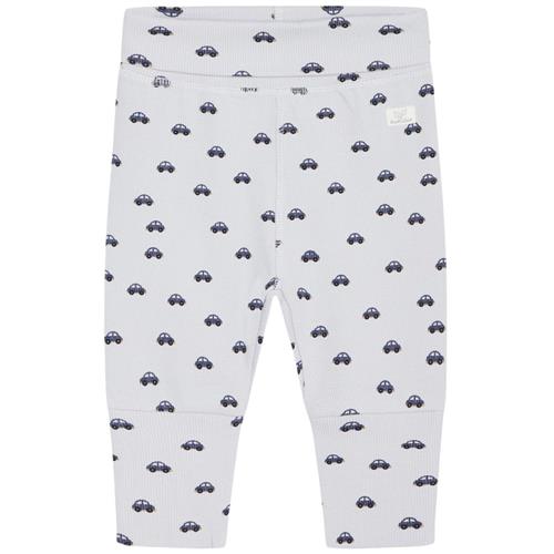 Se Hust&Claire GOTS Guste Mønstrete Joggingbukser A Bit Blue |  | 62 cm ved Babyshop