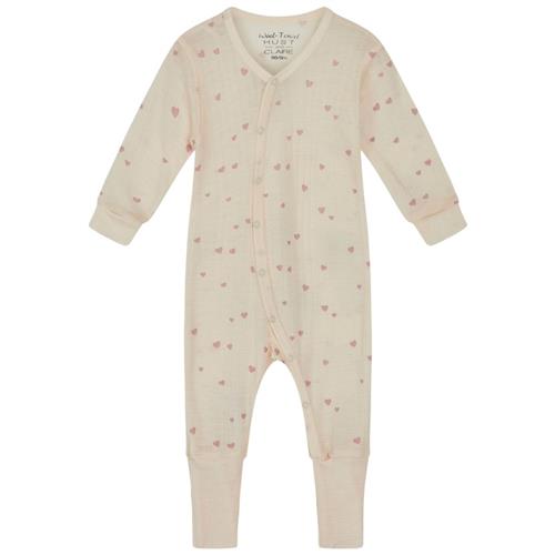 Se Hust&Claire Mocel Mønstret Pyjamas Ecru | Beige | 50 cm ved Babyshop