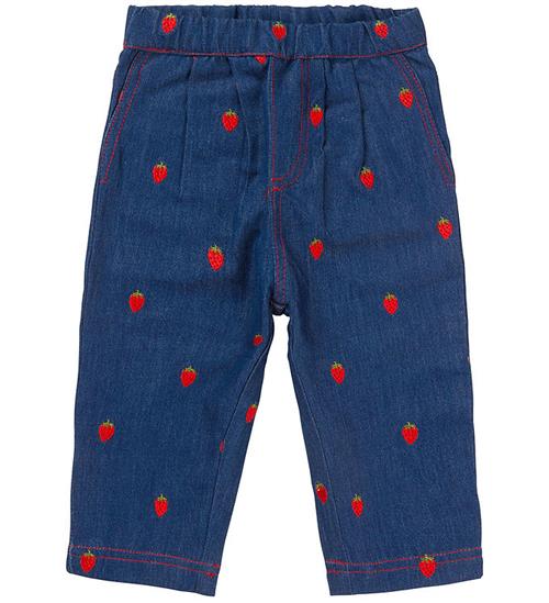 Se FlÃ¶ss Bukser - Colette - Berry Denim ved KidsWorld