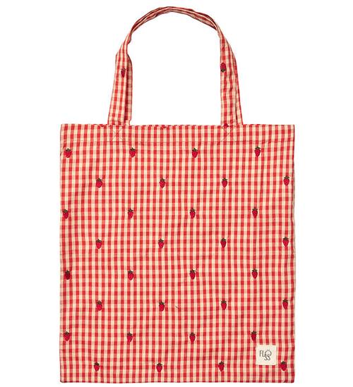 Se Flöss Flöss Shopper - Molly - Medium - Berry Gingham ved KidsWorld