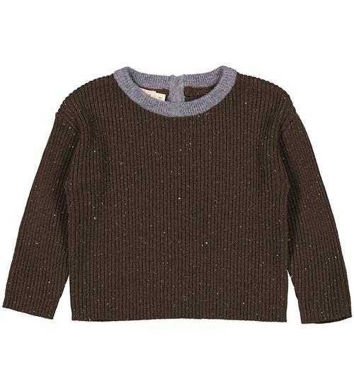 Se MarMar MarMar Bluse - Rib - Strik - Uld - Toro - Nori Green Nebs ved KidsWorld