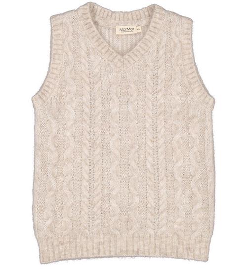 MarMar MarMar Vest - Strik - Uld - Taj - Cashew Melange