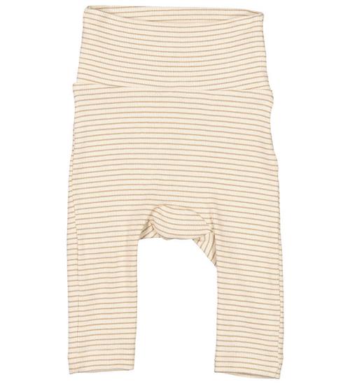 Se MarMar Bukser - Rib - Modal - Piva - Sandstone Stripe ved KidsWorld