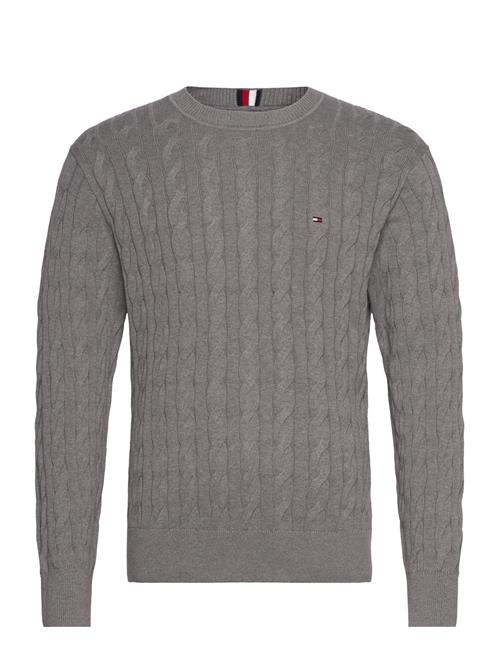 Tommy Hilfiger Classic Cotton Cable Crew Neck Tommy Hilfiger Grey