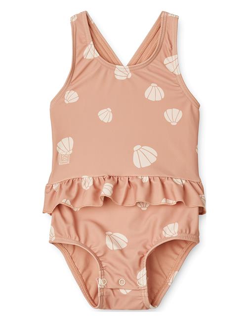 Amina Baby Printed Swimsuit Liewood Coral