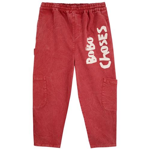 Bobo Choses Posede Bukser Burgundy Red | Rød | 6-7 years