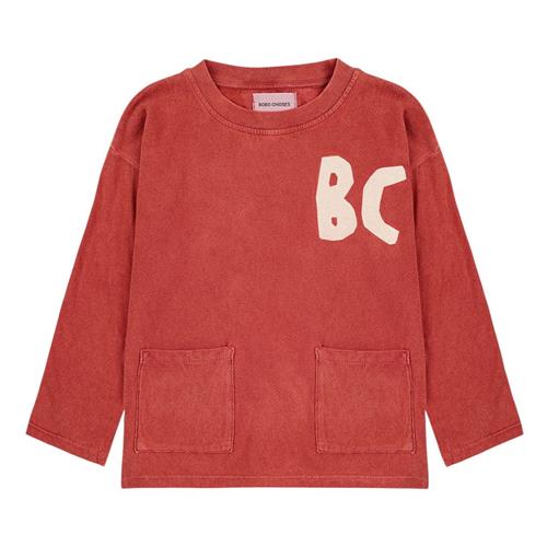 Se Bobo Choses Bobo Choses Langærmet T-Shirt Burgundy Red | Rød | 2-3 years ved Babyshop