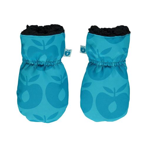 Se Småfolk Babyvanter Apples Blue | Blå | 1-2 years ved Babyshop