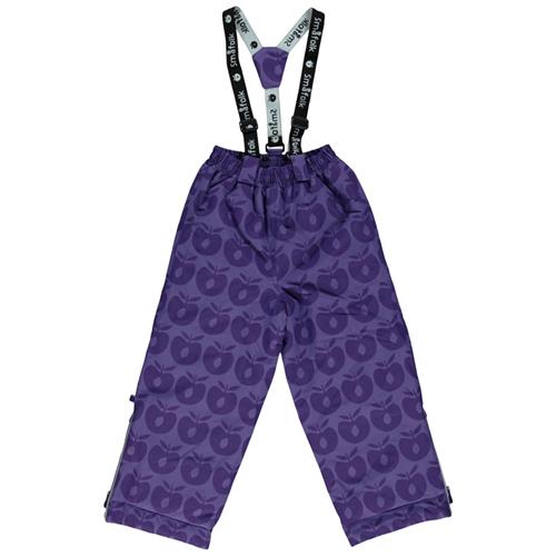 Småfolk Skibukser Apples Purple | Lilla | 2-3 years