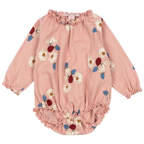 Se Konges Sløjd Chleo Body Ladybug Daisy Blush | Lyserød | 0-1 months ved Babyshop