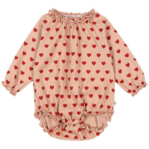 Se Konges Sløjd Chleo Body Coeur Mahogany | Rød | 12 months ved Babyshop