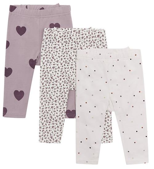 Hust and Claire Hust and Claire Leggings - Liva - 3-pak - Purple Dove