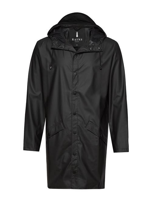 Se Rains Long Jacket Rains Black ved Booztlet