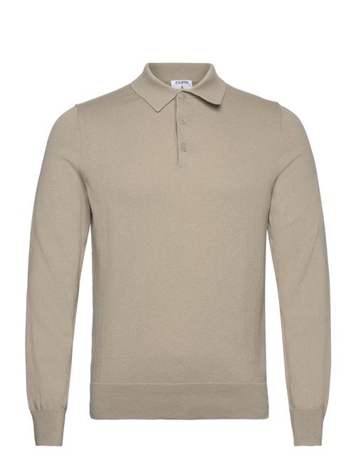 Filippa K Knitted Polo Shirt Filippa K Beige