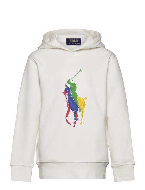 Se Ralph Lauren Kids Big Pony Fleece Hoodie Ralph Lauren Kids White ved Booztlet