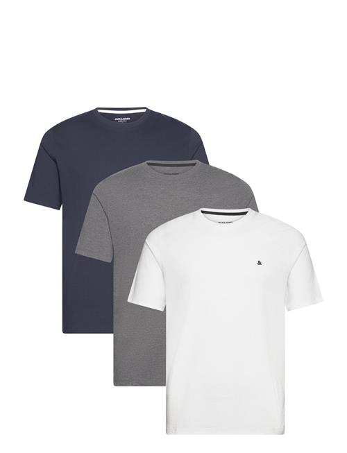 Jack & Jones Jjepaulos Tee Ss Crew Neck 3Pk Mp Jack & J S White