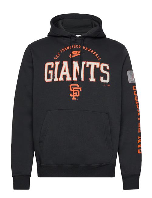 NIKE Fan Gear San Francisco Giants Men's Nike Cooperstown Splitter Club Fleece NIKE Fan Gear Black