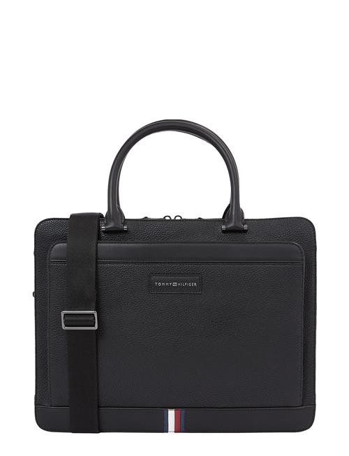 Th Business Slim Computer Bag Tommy Hilfiger Black