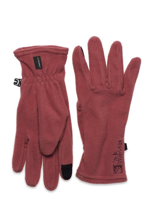 Jack Wolfskin Real Stuff Glove Jack Wolfskin Burgundy