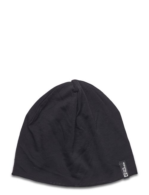 Jack Wolfskin Merino Beanie Jack Wolfskin Black