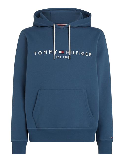 Se Tommy Hilfiger Tommy Logo Hoody Tommy Hilfiger Blue ved Booztlet