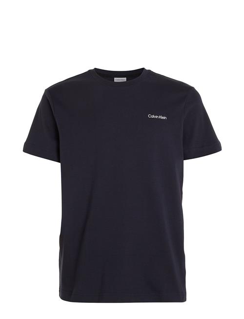 Se Calvin Klein Micro Logo Interlock T-Shirt Calvin Klein Navy ved Booztlet