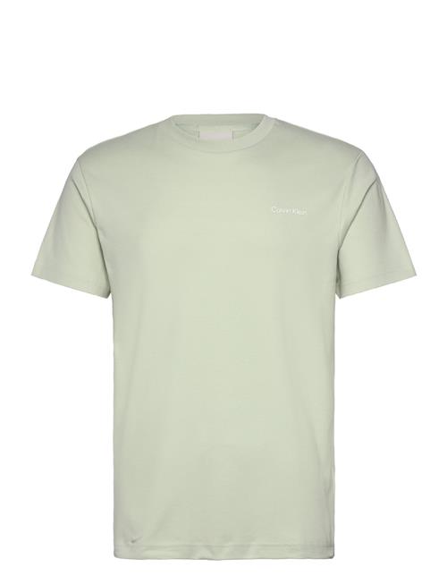 Se Calvin Klein Micro Logo Interlock T-Shirt Calvin Klein Green ved Booztlet