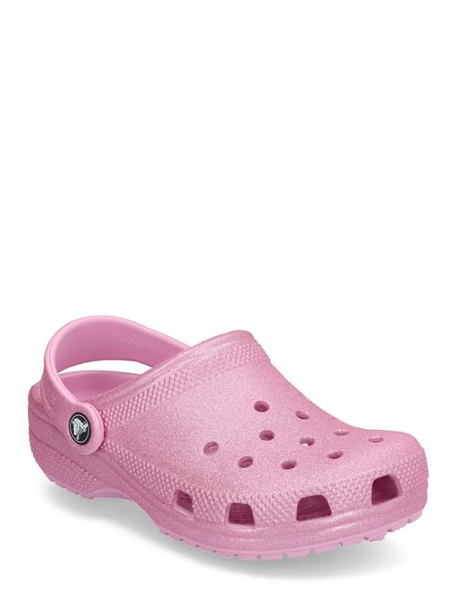 Se Crocs Classic Glitter Clog K Crocs Pink ved Booztlet