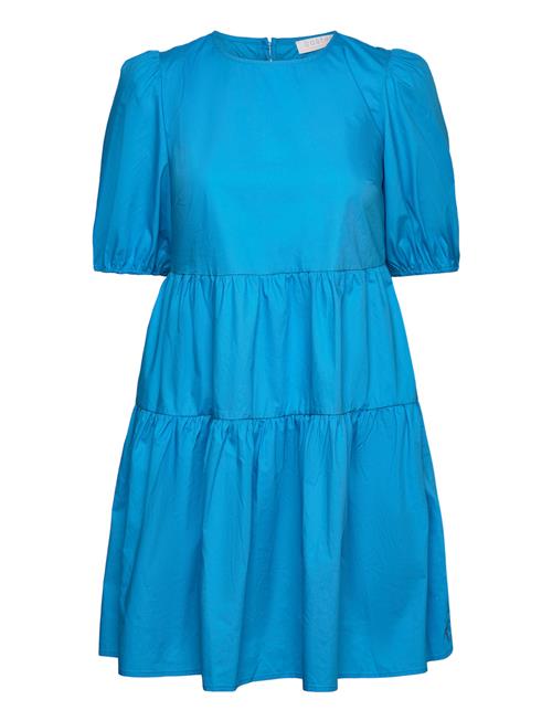 Coster Copenhagen Short Dress With Open Back Coster Copenhagen Blue