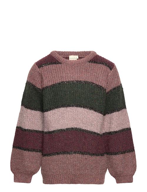 Se Minymo Pullover Ls Knit Minymo Patterned ved Booztlet