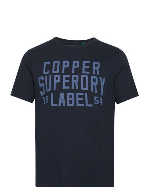 Copper Label Workwear Tee Superdry Navy