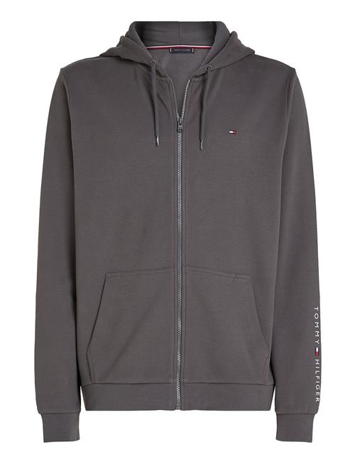 Se Tommy Hilfiger Fz Hoodie Tommy Hilfiger Grey ved Booztlet