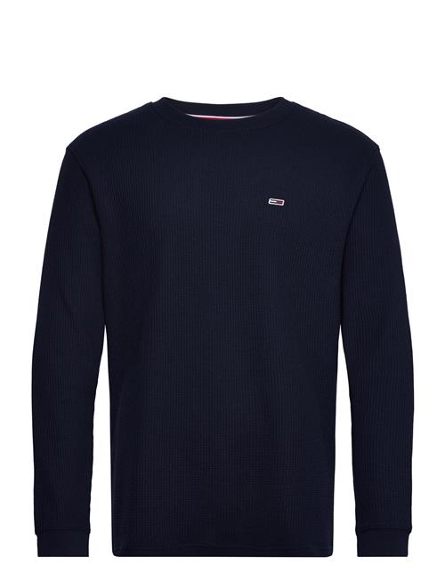 Tjm Reg Waffle L/S Tee Tommy Jeans Navy