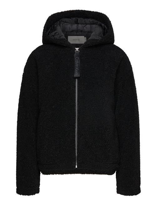 Se Calvin Klein Jeans Sherpa Jacket Calvin Klein Jeans Black ved Booztlet