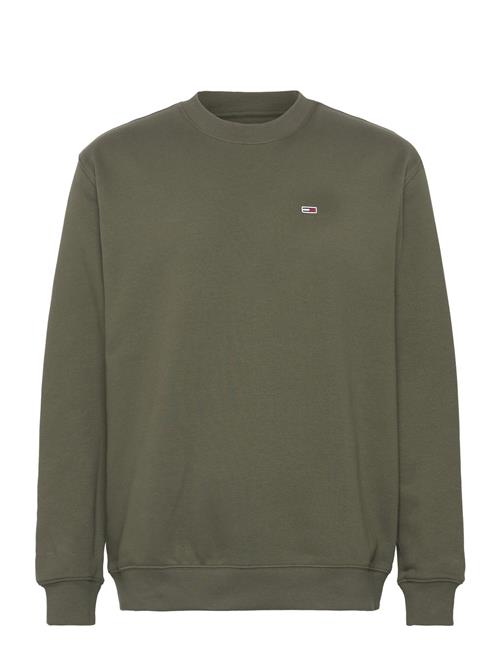 Tjm Reg S Flag Crew Tommy Jeans Green