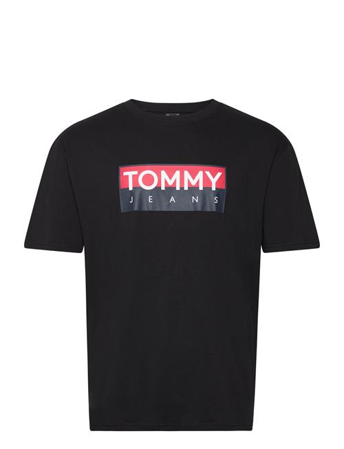 Se Tommy Jeans Tjm Reg Rwb Tommy Entry Tee Ext Tommy Jeans Black ved Booztlet