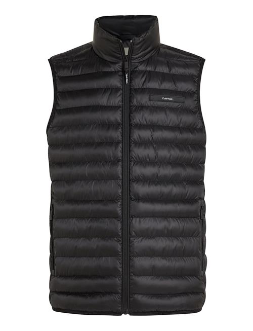 Se Calvin Klein Quilted Lw Vest Calvin Klein Black ved Booztlet