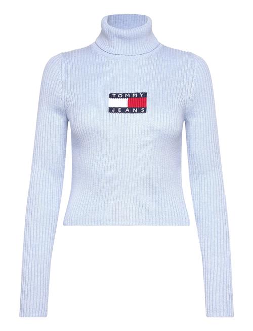 Tommy Jeans Tjw Melange Trtlnck Flag Sweater Tommy Jeans Blue