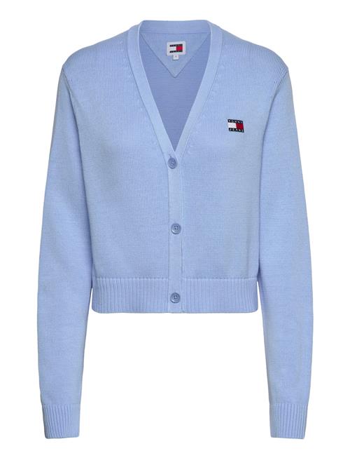 Se Tommy Jeans Tjw Essential Badge Cardigan Ext Tommy Jeans Blue ved Booztlet