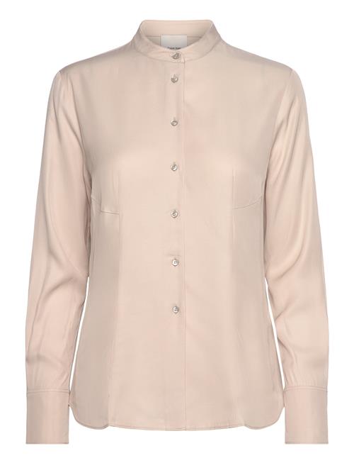 Se Calvin Klein Viscose Twill Ls Shirt Calvin Klein Cream ved Booztlet