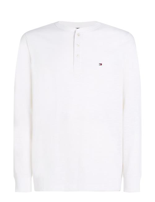 Tommy Hilfiger Slub Henley Ls Tee Tommy Hilfiger White