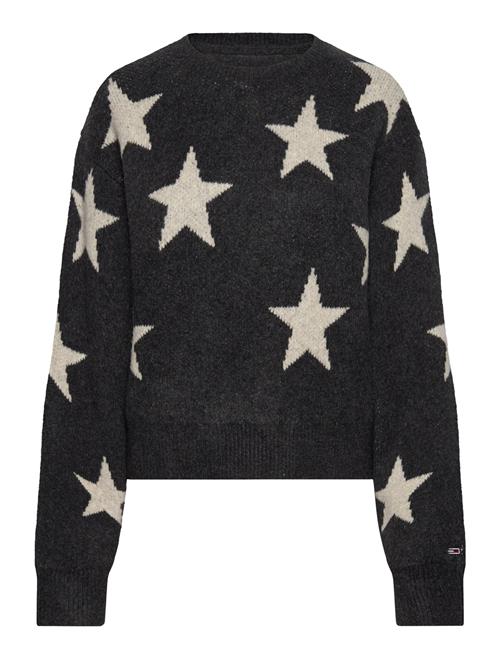 Se Tommy Jeans Tjw Star Sweater Tommy Jeans Black ved Booztlet