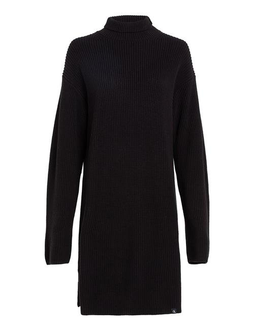 Calvin Klein Jeans Chunky Loose Sweater Dress Calvin Klein Jeans Black