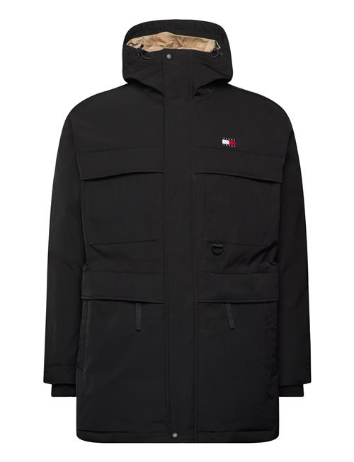 Tjm Tech Canvas Parka Tommy Jeans Black