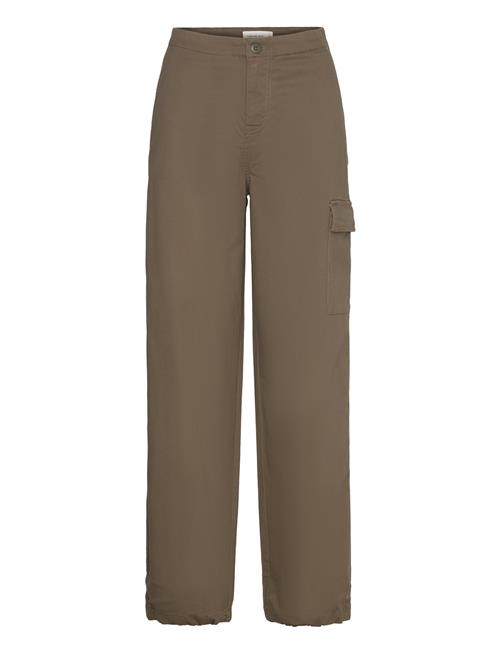 Brushed Cotton Cargo Pant Calvin Klein Jeans Brown