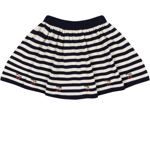 Konges Sløjd Venton Knit Skirt Navy Stripe | Blå | 4 years